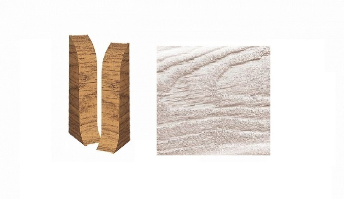 152 Заглушка Rico Leo Дуб скандинавский (2шт) 25уп