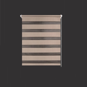 Штора рулонная День-ночь easy fix  52*160 см  цвет  Бежевый