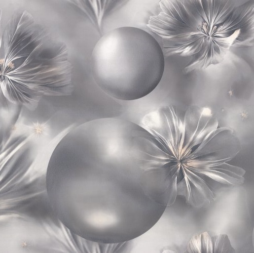 72425-41FM Обои Palitra Mix Credit 1,06х10м (8) серые, рисунок, компаньон 72426-41