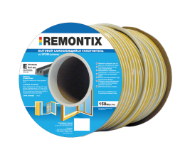 Уплотнитель резиновый Е-профиль 9*4мм 150м цвет Белый