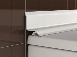 Бордюр на ванну на плитку 1,85м 26*23 мм (20шт) белый НП35