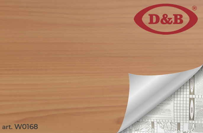 Самоклеящая пленка D&B 0168W  0,90*8м Дерево