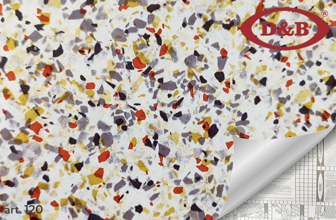 Самоклеящая пленка D&B 120 0,45*8м Гранит цветной