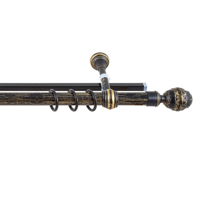 Карниз Валанс + У-шина 3,0 Черненое золото/патина