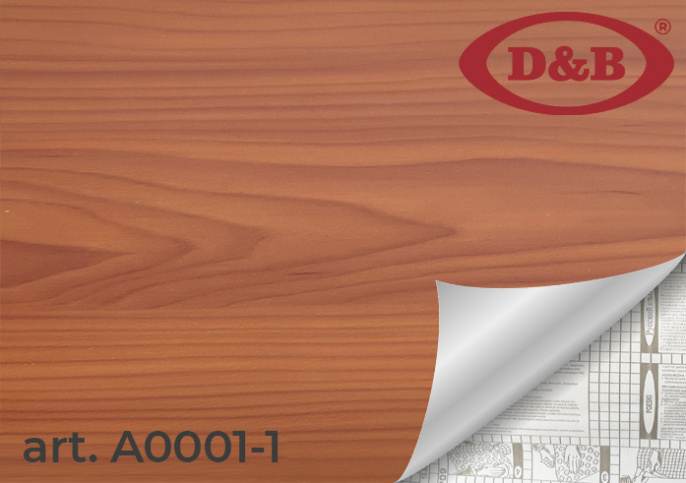 Самоклеящая пленка D&B  А0001-1  0,67*8м  Дерево светло-коричневое