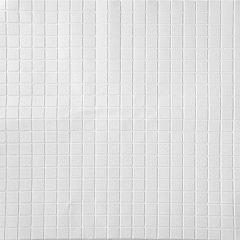 ЛП Мозаика белая вспененный ПЭТ 700х700 мм (30) GRACE