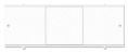 Экран под ванну 1,48 м Премиум А Серебристый Лёд 