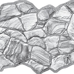ЛП Песчаник графитовый Камни листовая панель 980*480 мм (10) GRACE