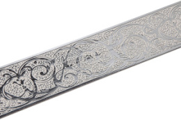 Бленда Вензель Серебро - Слоновая кость 70мм 25м