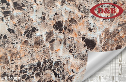 0011М Самоклейка D&B 0,45*8м Гранит коричневый