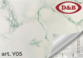 Самоклеящая пленка D&B Y05 0,45*8м Мрамор бело-зеленый