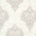 70519-14 Обои Аспект 1,06х10м (6) бело-серые, вензель, компаньон 70520-14