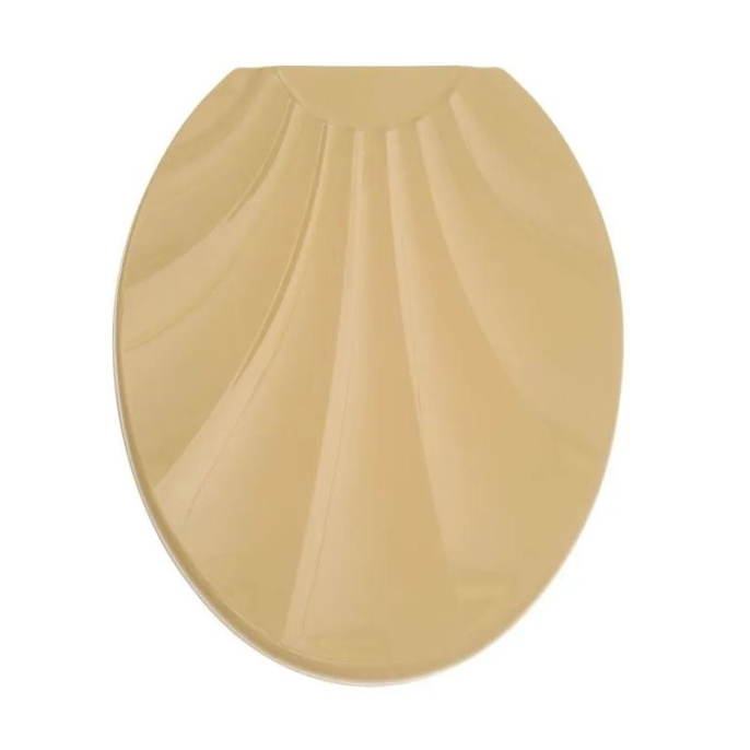 Сиденье для унитаза Ракушка цвет бежевый