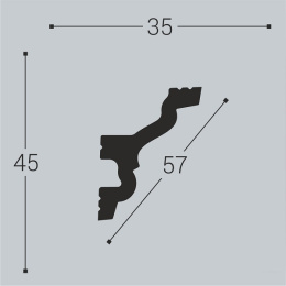 К7 45*35 Карниз ХРS (28 шт)