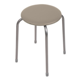 Табурет Эконом Ника 2 (круг) ТЭ2/Бежевый