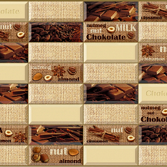 ЛП Шоколад плитка Листовая панель (10шт)