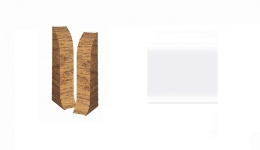 110 Заглушка Rico Leo Белая (2шт) 25уп