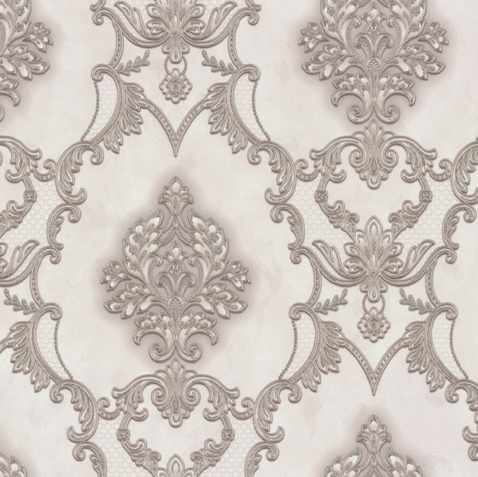 72223-22PL Обои Palitra 1,06х10м (6) бежевые, вензель, компаньон 72224-22