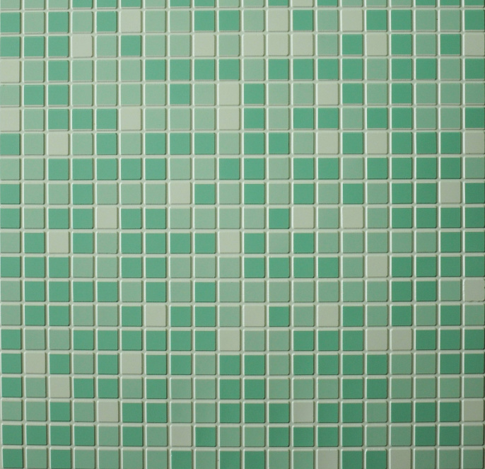 ЛП микс Мозаика зеленый Листовая панель  (10шт)