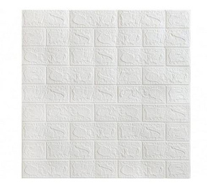 ЛП Кирпич Белый вспененный ПЭ 700х770 мм LUX 6.0 мм (15) GRACE