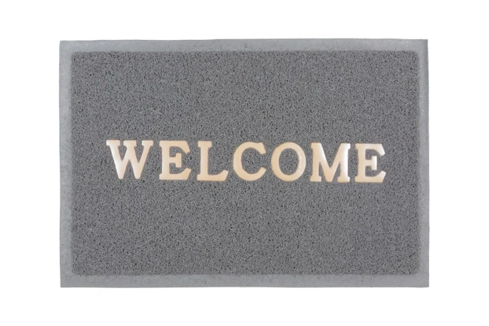 38-431 Коврик Spongy Велком 40*60 см серый