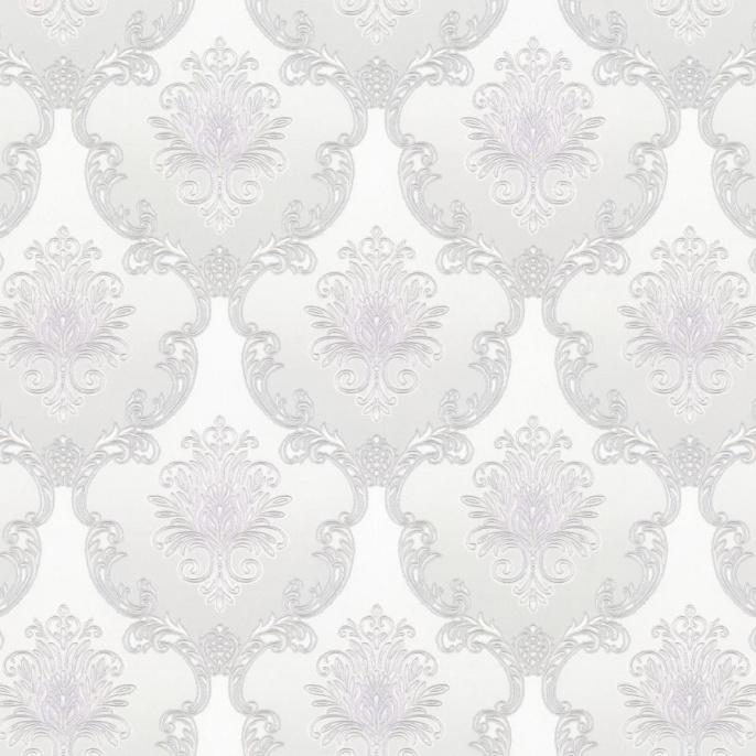 72030-14PL Обои Palitra 1,06х10м (6) светло-серые, вензель, компаньон 72031-14,72032-14