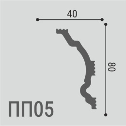 ПП05 80*40 Карниз ХРS Polymer (19 шт)