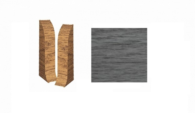 136 Заглушка Rico Leo Дуб грац (2шт) 25уп