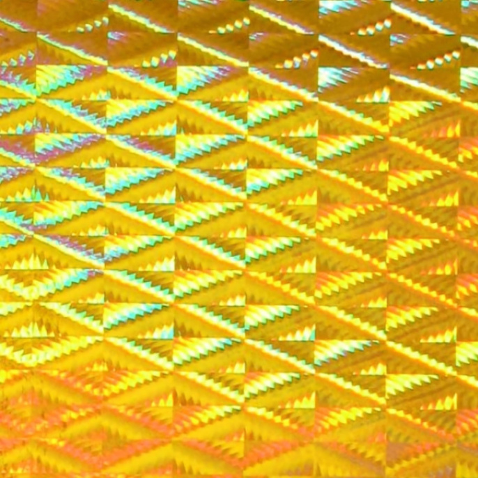 Самоклеящая пленка HONGDA  1001*24  0,45*8м  Голография золото