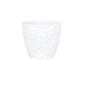 Кашпо №3 (5,0л) Камешки белый