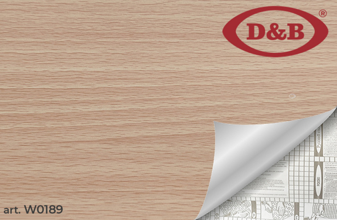 Самоклеящая пленка D&B 0189W 0,90*8м Дерево светлое