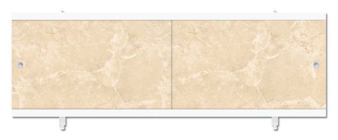 Экран под ванну 1,68 м Кварт Мрамор бежевый