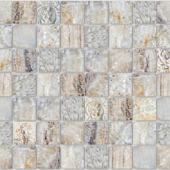ЛП Мрамор венецианский Мозаика листовая панель 957*482 мм (10) GRACE