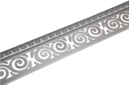 Бленда Завиток Серебро 70мм 25м