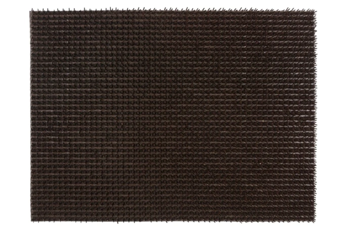 75-198 Коврик-щетинка 45*60 см Темно-коричневый