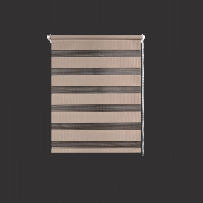 Штора рулонная День-ночь easy fix  42,5*160 см  цвет Бежевый