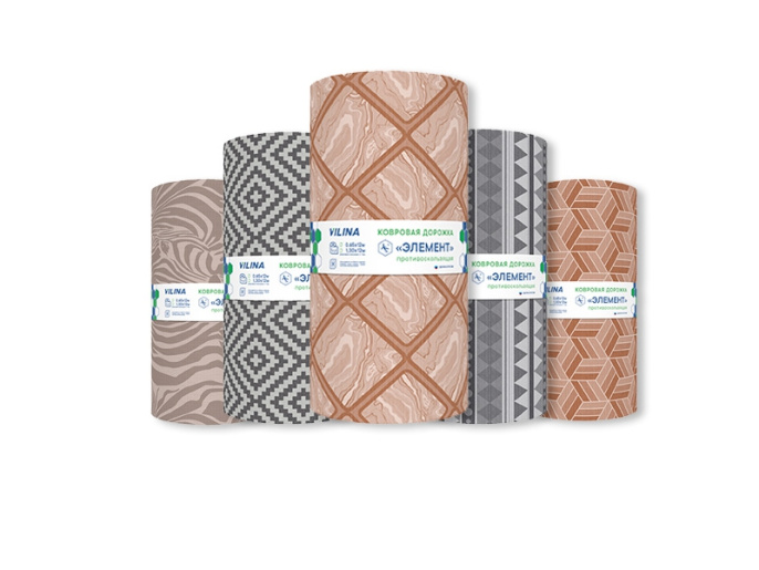 Дорожка ковровая Элемент Вилина 1,30х12 м 