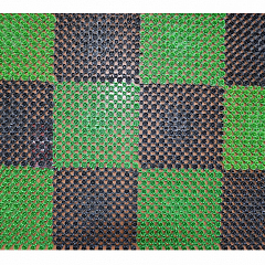 71-002 Коврик травка черно-зеленый 42*56см (мал) SUNSTEP