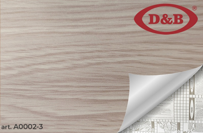 Самоклеящая пленка D&B А0002-3 0,45*8м Дерево кремовое