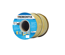 Уплотнитель резиновый Е-профиль 9х4мм 150м цвет Черный