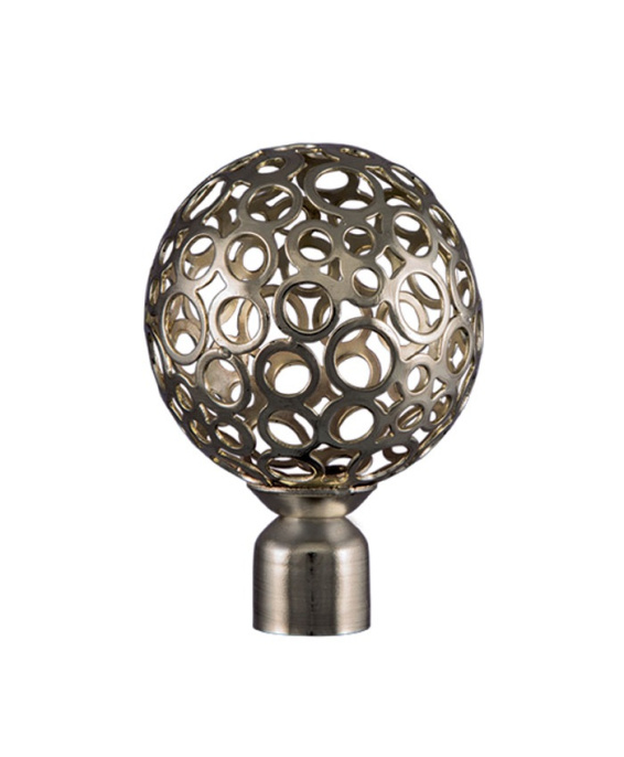 Карниз кованый раздвиж 2-ряд. d-19/16мм Ажур Антик золото