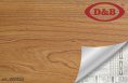 0153W Самоклейка D&B 0,675*8м Дерево темное с разводами